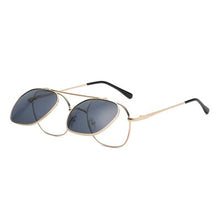 Carica l&#39;immagine nel visualizzatore di Gallery, Ralferty 2023 Retro Occhiali da sole Flip Up Cover Uomo Donna Occhiali di qualità Cornice Occhiali Miopia Ottica Cornice monturas de lentes mujer