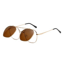 Carica l&#39;immagine nel visualizzatore di Gallery, Ralferty 2023 Retro Occhiali da sole Flip Up Cover Uomo Donna Occhiali di qualità Cornice Occhiali Miopia Ottica Cornice monturas de lentes mujer