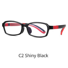 Load image into Gallery viewer, Ralferty Anti Radiation Glasses for Kids Children Optic Eyeglasses Frame Super Flexible Silicone Temples Gift Ear Hook D5120