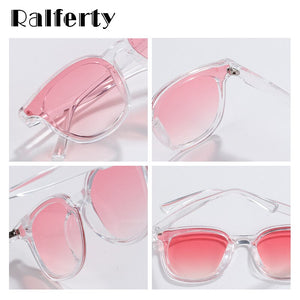 Ralferty Candy Color Sunglasses Women Men Square Sun Glasses Anti UV Cloud Shades Female Oculos W103