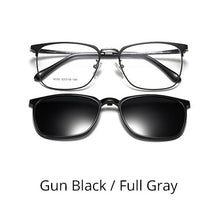 Load image into Gallery viewer, Ralferty Clip On Glasses Frames Magnetic Sunglass Clips Polar Optics Men 2 In 1 TR90 Sun Glasses Women Optical 0 Degree Z8030