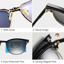 Load image into Gallery viewer, Ralferty Custom Prescription Sunglasses Women Magnet Sunshade Polarized Clip On Sun Glasses Eyeglasses Frame For Woman Z8025