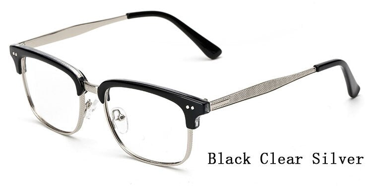 Ralferty Designer Unisex Gold Rimmed Glasses Frame With Clear Lens Women Men Square Eyeglasses Myopia Optic Frame oculos de grau