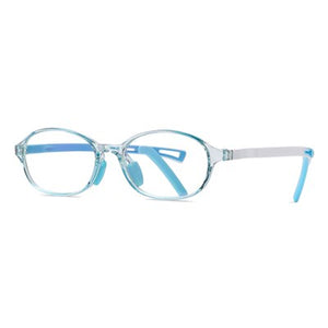 Ralferty Flexible TR90 Optic Eyeglass Frame Kids Clear No Diopter Glasses for Child Bluelight Prescription Glasses Frames D5110