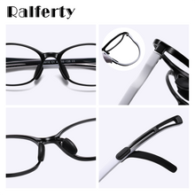 Load image into Gallery viewer, Ralferty Flexible TR90 Optic Eyeglass Frame Kids Clear No Diopter Glasses for Child Bluelight Prescription Glasses Frames D5110
