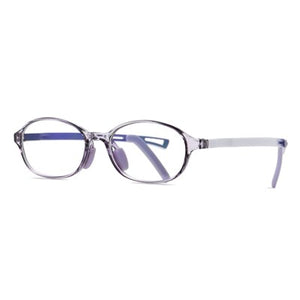 Ralferty Flexible TR90 Optic Eyeglass Frame Kids Clear No Diopter Glasses for Child Bluelight Prescription Glasses Frames D5110