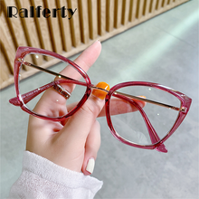 Load image into Gallery viewer, Ralferty  TR90 Women&#39;s Eyeglass Frame 2023 Oversized Anti Blue Light Glasses Female Spectacle Frames Spring Leg