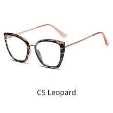 Load image into Gallery viewer, Ralferty  TR90 Women&#39;s Eyeglass Frame 2023 Oversized Anti Blue Light Glasses Female Spectacle Frames Spring Leg