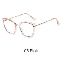 Load image into Gallery viewer, Ralferty  TR90 Women&#39;s Eyeglass Frame 2023 Oversized Anti Blue Light Glasses Female Spectacle Frames Spring Leg