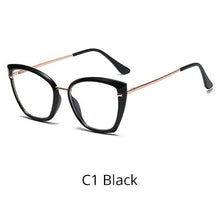 Load image into Gallery viewer, Ralferty  TR90 Women&#39;s Eyeglass Frame 2023 Oversized Anti Blue Light Glasses Female Spectacle Frames Spring Leg