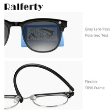 Load image into Gallery viewer, Ralferty Magnet Sunglasses Men Women 2022 Luxury Brand Male Polarized UV400 High Quality 5 in 1 Clip On Grade Glasses Frame