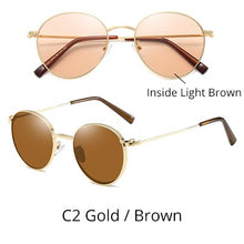 Load image into Gallery viewer, Ralferty Men Women&#39;s Glasses 2 In 1 Clip On Glasses Kit Round Magnet Sunglasses Anti UVA UVB Metal Eyeglass Frame Prescription