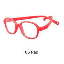Carica l&#39;immagine nel visualizzatore di Gallery, Ralferty Ottica Occhiali Telaio Bambini Bambino Infrangibile TR90 Gel di silice Occhiali da vista con cordino Occhiali miopia Montature per occhiali K304 