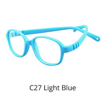 Carica l&#39;immagine nel visualizzatore di Gallery, Ralferty Ottica Occhiali Telaio Bambini Bambino Infrangibile TR90 Gel di silice Occhiali da vista con cordino Occhiali miopia Montature per occhiali K304 