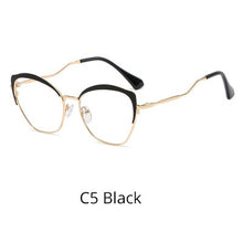 Carica l&#39;immagine nel visualizzatore di Gallery, Ralferty Pink Eyeglasses Women&#39;s Frame Metal Points 2019 Spectacle Glases Zero No Diopter Glasses Frames For Optical Lens F95546