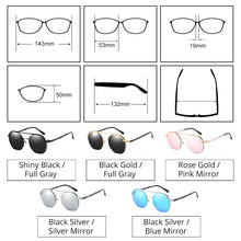Load image into Gallery viewer, Ralferty Polygon Glasses Frame Magnetic Sunglass Clip On Eyeglasses Prescription Sunglasses Women Myopia Ladies 0 Degree Z8051