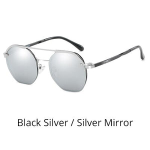 Ralferty Polygon Glasses Frame Magnetic Sunglass Clip On Eyeglasses Prescription Sunglasses Women Myopia Ladies 0 Degree Z8051