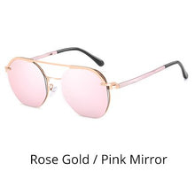 Load image into Gallery viewer, Ralferty Polygon Glasses Frame Magnetic Sunglass Clip On Eyeglasses Prescription Sunglasses Women Myopia Ladies 0 Degree Z8051