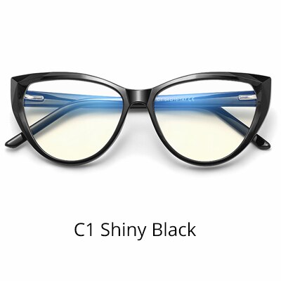 Ralferty Quality TR90 Glasses Frame Female Prescription Glasses Transparent Red Blue Light Glasses With Spring NO Grade Glasses