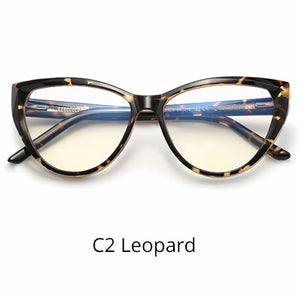 Ralferty Quality TR90 Glasses Frame Female Prescription Glasses Transparent Red Blue Light Glasses With Spring NO Grade Glasses