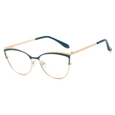 Ralferty Retro Glasses Frame For Women Anti Blue Myopia Prescription Optic Women's Glasses Decorative Cat Eye Frames oculos
