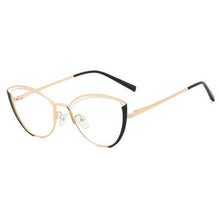 Load image into Gallery viewer, Ralferty Retro Glasses Women Anti Blue Light Decorative Cat Eye Female glasses Frame For Prescription Optic Myopia oculos F95721