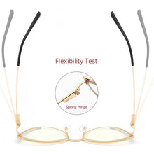 Load image into Gallery viewer, Ralferty Retro Glasses Women Anti Blue Light Decorative Cat Eye Female glasses Frame For Prescription Optic Myopia oculos F95721