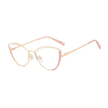 Load image into Gallery viewer, Ralferty Retro Glasses Women Anti Blue Light Decorative Cat Eye Female glasses Frame For Prescription Optic Myopia oculos F95721