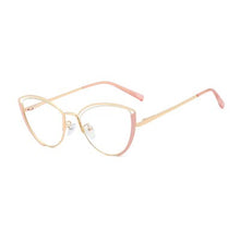 Load image into Gallery viewer, Ralferty Retro Glasses Women Anti Blue Light Decorative Cat Eye Female glasses Frame For Prescription Optic Myopia oculos F95721
