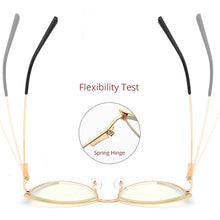 Load image into Gallery viewer, Ralferty Retro Glasses Women Anti Blue Light Decorative Cat Eye Female glasses Frame For Prescription Optic Myopia oculos F95721