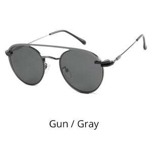 Ralferty Retro Round Sunglasses Women Polarized Magnet Clip On Sun Glasses For Women Female Prescription Oculos Black D062