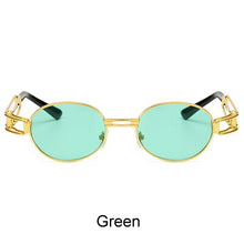 Load image into Gallery viewer, Ralferty Retro Small Round Sunglasses Men Male Vintage Steampunk Sunglass Women Hip Hop Gold Glasses Eyewear UV400 lunette