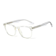 Load image into Gallery viewer, Ralferty Retro Transparent Glasses Women&#39;s Square TR90 0 Diopter Prescription Myopia Optic Frames Anti Blue Light Glasses F93391