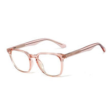 Load image into Gallery viewer, Ralferty Retro Transparent Glasses Women&#39;s Square TR90 0 Diopter Prescription Myopia Optic Frames Anti Blue Light Glasses F93391