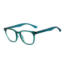 Load image into Gallery viewer, Ralferty Retro Transparent Glasses Women&#39;s Square TR90 0 Diopter Prescription Myopia Optic Frames Anti Blue Light Glasses F93391