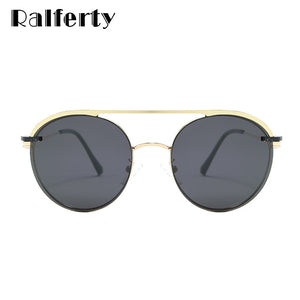 Ralferty Round Sunglasses Women 2023 Polarized Clip On Glasses Magnet Optic Myopia Prescription Sunglass oculos de grau D061
