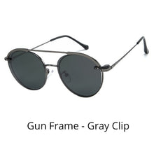 Load image into Gallery viewer, Ralferty Round Sunglasses Women 2023 Polarized Clip On Glasses Magnet Optic Myopia Prescription Sunglass oculos de grau D061