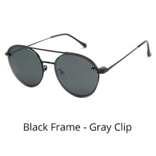 Load image into Gallery viewer, Ralferty Round Sunglasses Women 2023 Polarized Clip On Glasses Magnet Optic Myopia Prescription Sunglass oculos de grau D061