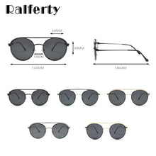 Load image into Gallery viewer, Ralferty Round Sunglasses Women 2023 Polarized Clip On Glasses Magnet Optic Myopia Prescription Sunglass oculos de grau D061