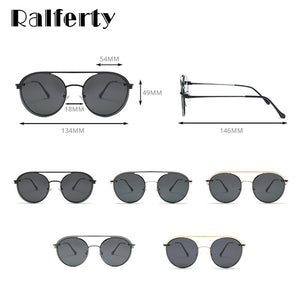 Ralferty Round Sunglasses Women 2023 Polarized Clip On Glasses Magnet Optic Myopia Prescription Sunglass oculos de grau D061