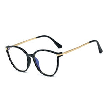 Load image into Gallery viewer, Ralferty TR90 Women&#39;s Transparent Glasses Retro Cat Eye Frames Anti Blue Light 0 Diopter Myopia Optic Frame Eyeglasses