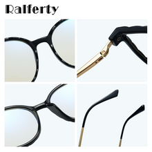Load image into Gallery viewer, Ralferty TR90 Women&#39;s Transparent Glasses Retro Cat Eye Frames Anti Blue Light 0 Diopter Myopia Optic Frame Eyeglasses
