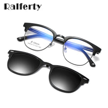 Load image into Gallery viewer, Ralferty Ultra-light Ultem Magnetic Sunglasses Sun Shade Car Polarized Clip On Sun Glasses 2 In 1 Prescription Sunglasses Z918