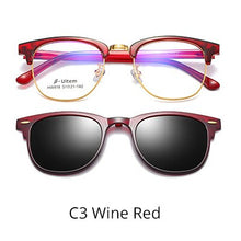 Load image into Gallery viewer, Ralferty Ultra-light Ultem Magnetic Sunglasses Sun Shade Car Polarized Clip On Sun Glasses 2 In 1 Prescription Sunglasses Z918