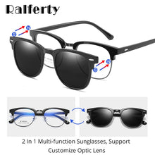 Load image into Gallery viewer, Ralferty Ultra-light Ultem Magnetic Sunglasses Sun Shade Car Polarized Clip On Sun Glasses 2 In 1 Prescription Sunglasses Z918