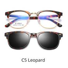 Load image into Gallery viewer, Ralferty Ultra-light Ultem Magnetic Sunglasses Sun Shade Car Polarized Clip On Sun Glasses 2 In 1 Prescription Sunglasses Z918