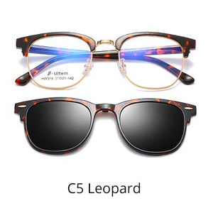 Ralferty Ultra-light Ultem Magnetic Sunglasses Sun Shade Car Polarized Clip On Sun Glasses 2 In 1 Prescription Sunglasses Z918
