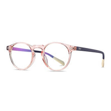 Load image into Gallery viewer, Ralferty Vintage Round Glasses Men Women Ultralight TR90 Anti Blue Light Blocking Glasses Male Eyeglass Frame Optic Myopia D2320