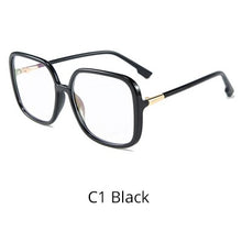 Load image into Gallery viewer, Ralferty Women&#39;s Eye Glasses Frame Oversized Big Square Female Clear Transparent Glasses Optical Lens Frames No Diopter D8831