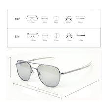 Load image into Gallery viewer, Randolph RE Photochromic Sunglasses Men Brand Designer Vintage American Army Military Sun Glasses Aviation Gafas De Sol Hombre